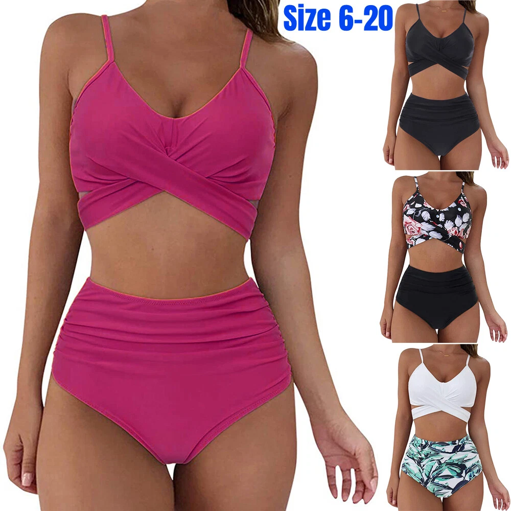 High waisted bikini set best sale ebay