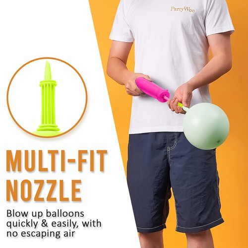 AEX Manual Balloon Pump – Dual Action Handheld Inflator for Party Decorations - Picture 6 of 28