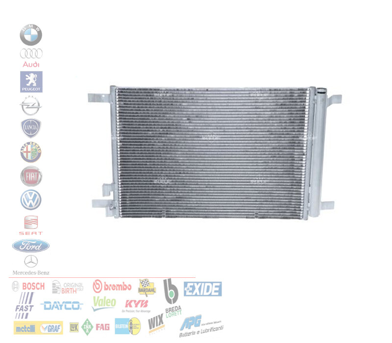 CONDENSATORE CLIMATIZZATORE AUDI A3 Q3 TT SEAT ATECA LEON VW GOLF VII 1.4 35968