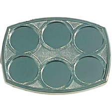 Silver Colored Belt Buckle to Hold Pennies - Western Style Belt Buckle