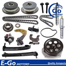 Water Pump Timing Chain Kit Sprocket Valve Fit Cadillac Chevrolet ATS Malibu 2.5