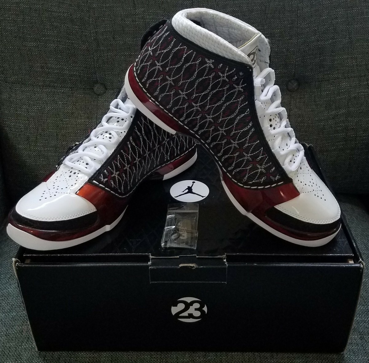 スニーカー NIKE Air Jordan 23 Chicago Bulls AW FW 08 2008 Nike Air Jordan 23 Chicago Bulls 2008 US9.5 with Jordan 23