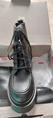 botas Levis modelo Luna , negras , talla 40
