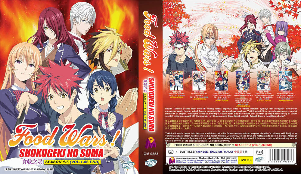 Food Wars Season 4: Release Date, English Dubbed, Shokugeki no Soma Season 5