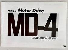 Nikon Motor Drive MD-4 Operating Instructions