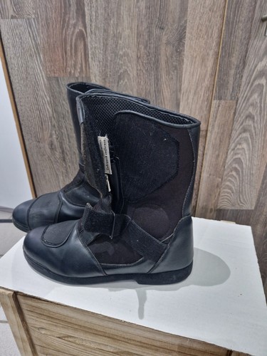 Polo Motorradstiefel Herren Gr.42 Schwarz Leder - Bild 4 von 15