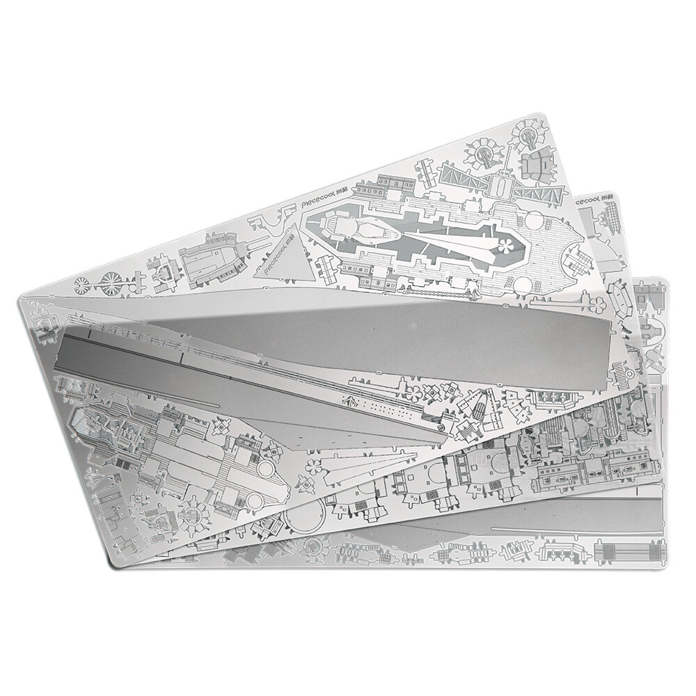 Piececool 3D Uss Missouri Metal Building - Architectural Model for Adult Gifts