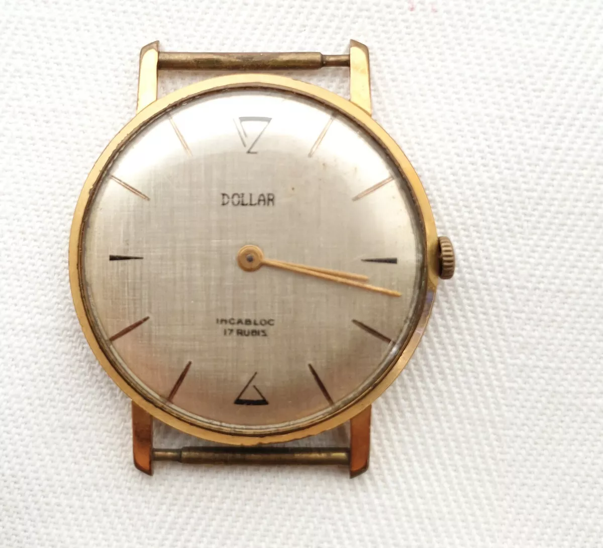 Vintage Very Rare Dollar 17 Rubis Hand Wind Gents Watch eBay