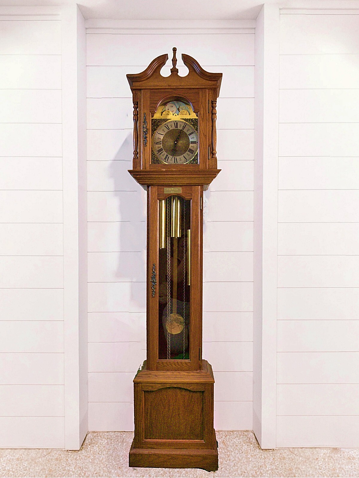 Hermle Black Forest Emperor Grandfather Clock Vintage 1982 451050H eBay