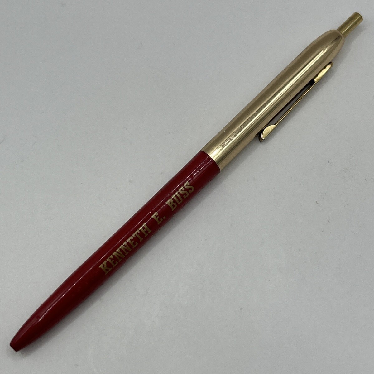 VTG c1950s/60s Ballpoint Pen KENNETH E. BUSS Register Of VTG c1950s/60s Ballpoint Pen KENNETH E. BUSS Register Of