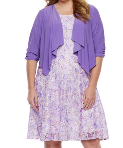Perceptions Womens Floral Lace dress size large