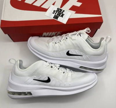 nike air max axis trainers mens white