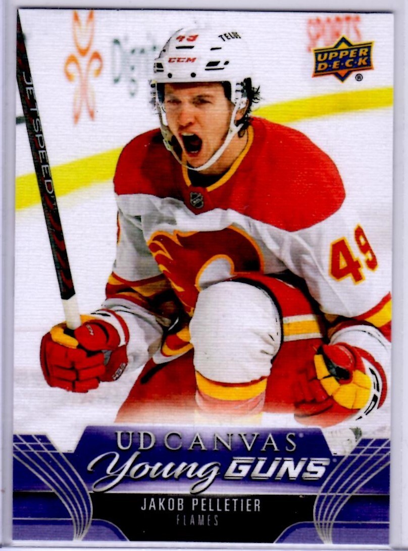 2023-24 Upper Deck Series 1 Jakob Pelletier Canvas Young Guns Card # C105
