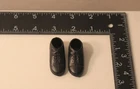 Vintage 1964 - 1970 GI Joe Black Dress Shoes Cadet Shoes Marine Action Man Rare