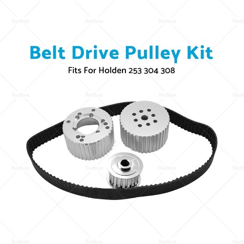 Aluminum Pulley Kits Gilmer Drive Kit Suitable for Holden 253 304 308 - Picture 2 of 6