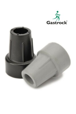 Gastrock Krückenkapsel mit Stahleinlage schwarz, grau , Gehilfe, Gehstock