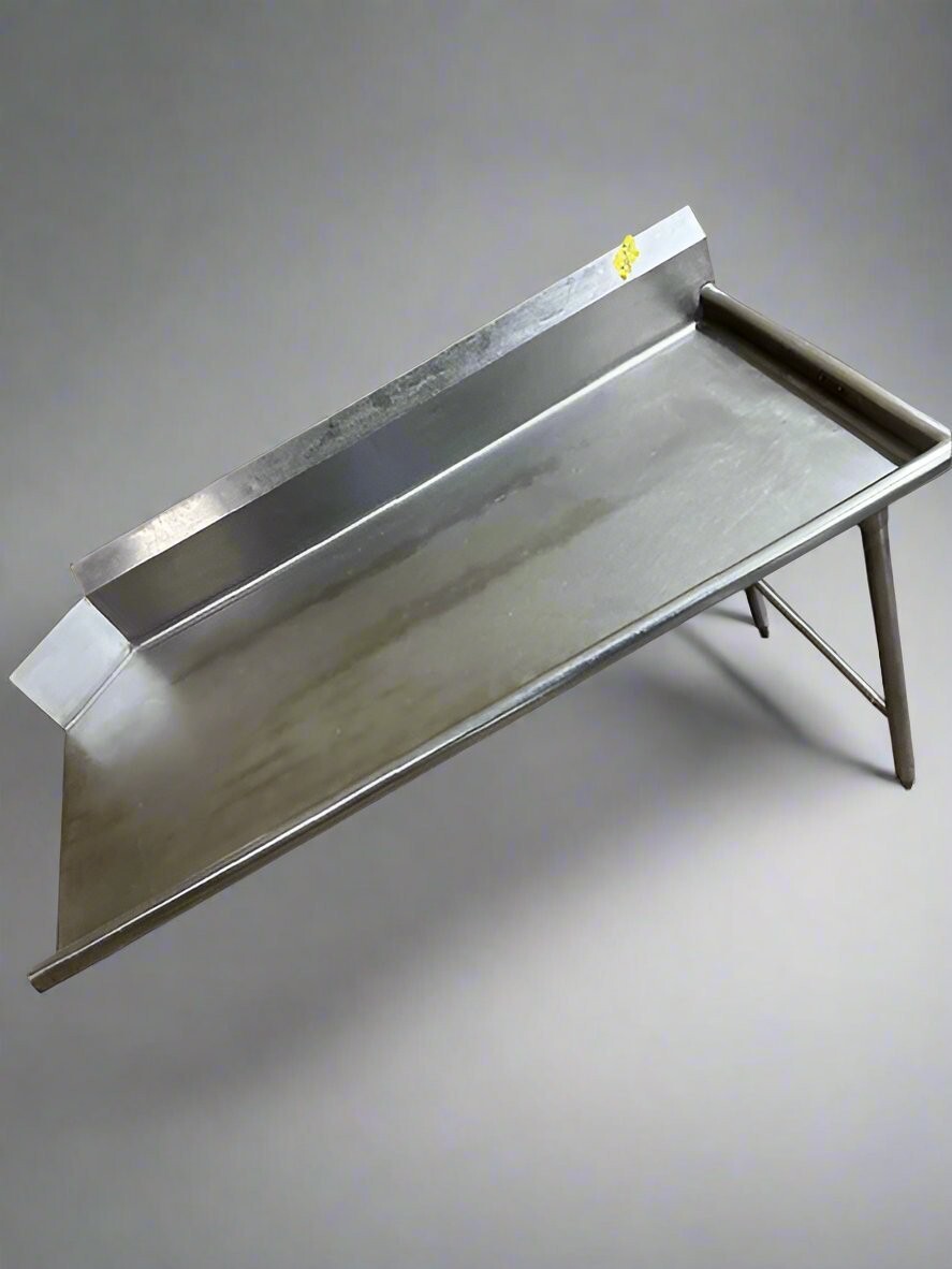 H-DUTY STAINLESS STEEL RIGHT SIDE CLEAN TABLE 43"H X 60"W X 30"D FOR DISHWASHER