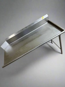 H-DUTY STAINLESS STEEL RIGHT SIDE CLEAN TABLE 43"H X 60"W X 30"D FOR DISHWASHER