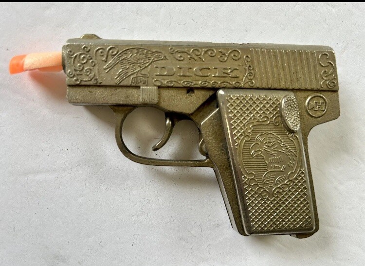 Vintage HUBLEY DICK TRACY Toy Metal Cap Gun Pistol | eBay