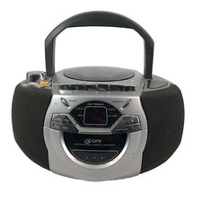 GPX Portable AM/FM Stereo Cassette Recorder Compact Disc Player W Handle-SHIP24H