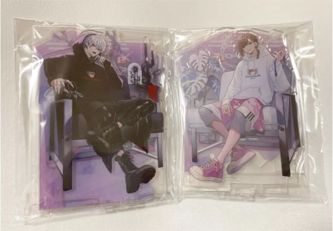 Nijisanji Kuzuha & Kanae ChroNoiR vaultroom Acrylic diorama Set of 2 VTuber