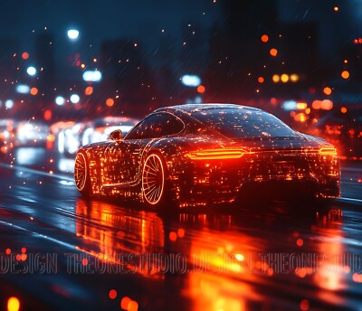 Digital Photo Sports Car Smartphone BG Picture PC Wallpaper Background Image