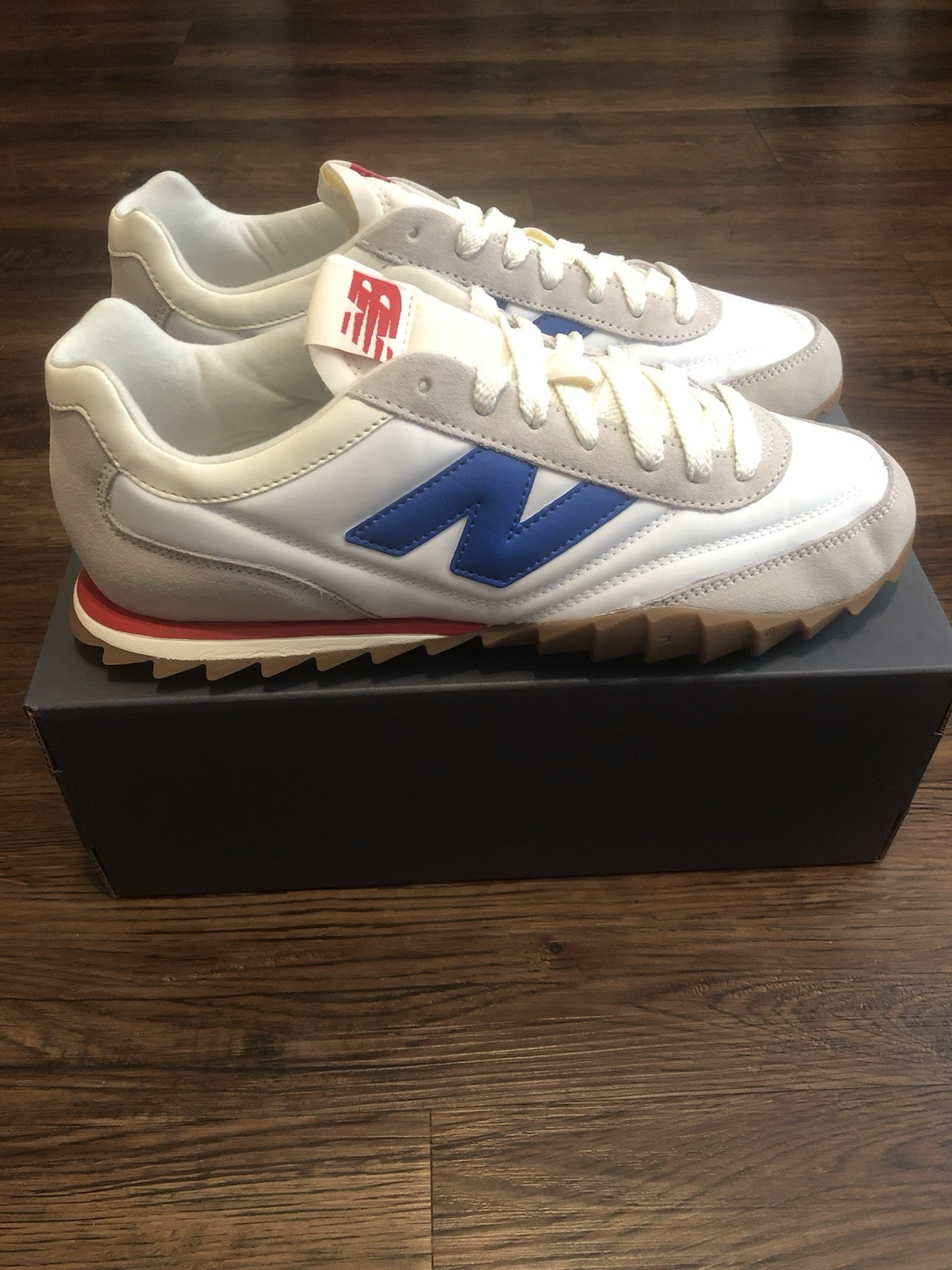New Balance RC30 White Blue Gum Men Size 10 NB URC30VD Sea Salt