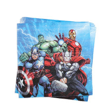Servilleta de superhéroe Marvel Vengadores Fiesta de cumpleaños Pañuelo Servilleta Vajilla 20 un.