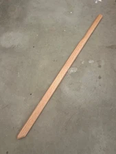 Handmade Straight Edge Ninja-To Ninjutsu Bokken Bokuto Practice Sword, Oak, 36”