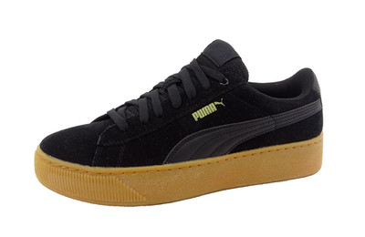 PUMA SOFT FOAM Sneaker Schuhe Sportschuh Schnürschuhe Schwarz Gr. 39 - 6