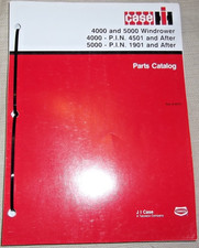 MANUEL DE PIÈCES DU WINDROWER CASE IH 4000 5000 CATALOGUE
