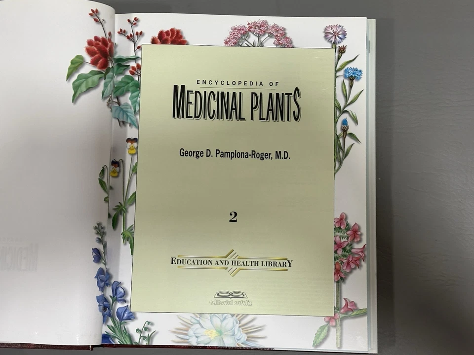 Encyclopedia of Medicinal Plants (Volume 1 and 2) Dr Pamplona Roger. Hard Cover - Image 3 of 4