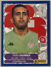 Avmen Dahmen Panini FIFA World Cup 2026 Blue Crumple Parallels Sticker