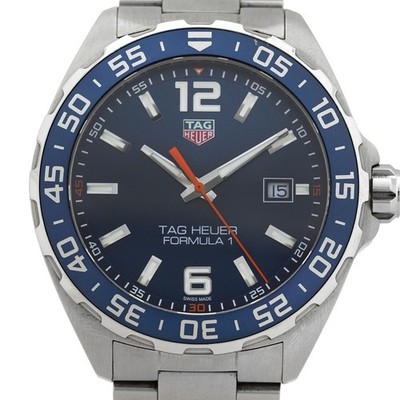 TAG HEUER Formel 1 WAZ1010 Quarz blaues Zifferblatt Herren