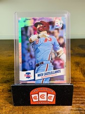 Nick Castellanos #243 2024 Topps Big League Uncommon Rainbow Foil Phillies