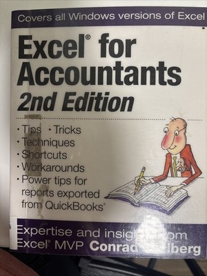 Excel for Accountants by Conrad Carlberg (2011, Trade Paperback)