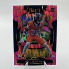 2025 Panini Select - Concourse Jahdae Barron #12 Pink Shock Prizm (RC)