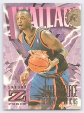 1996-97 Z-Force New York Knicks Basketball Card #166 John Wallace Rookie. rookie card picture
