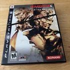 Metal Gear Solid 4 Limited Edition Sony PlayStation 3 PS3 Game CIB