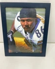 Framed Autographed Photo Pittsburgh Steelers Hines Wards 86