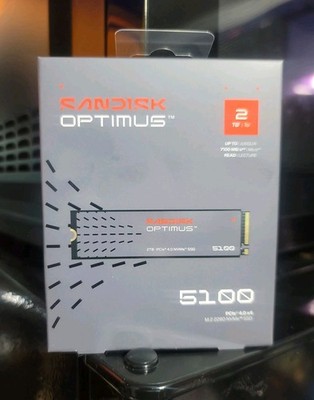 2TB Sandisk Optimus 5100 NVMe SSD (New and Sealed!)