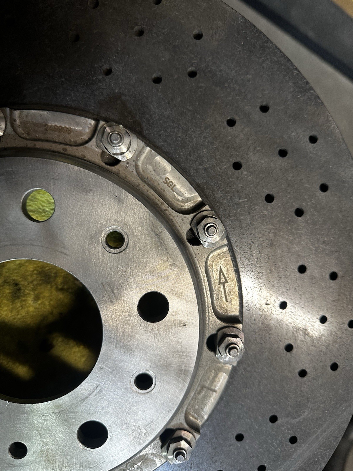 Lamborghini Murcielago LH rear Brake ( 410615601B ) ( DAMAGE )