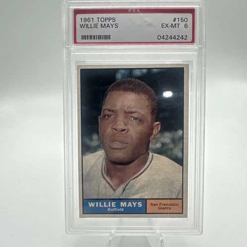 1961 Topps Willie Mays #150, PSA EX-MT 6