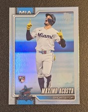 2026 Topps Series 1 Maximo Acosta Rainbow Foil Miami Marlins (RC) #172