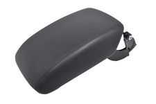 2009-2017 Audi Q5 Center Console Black Leather Sliding Armrest Lid Cover Oem