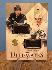 2023-24 UD Ultimate Collection Ulti-Mates Matty Beniers Shane Wright #UTM-WB