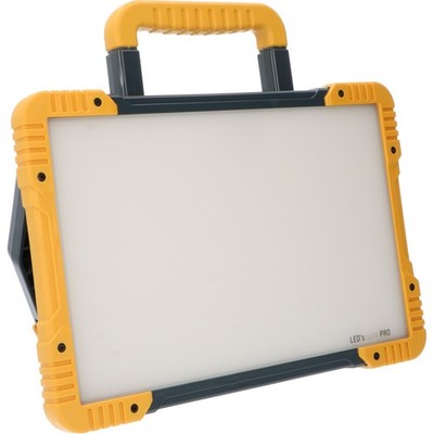 LED-Baustrahler Fluter mit zwei Steckdosen 60W kaltweiß IK08 5m Zuleitung IP54