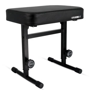 5 Banc de clavier de base 3" Tabouret de piano rembourré réglable Siège pour guitare