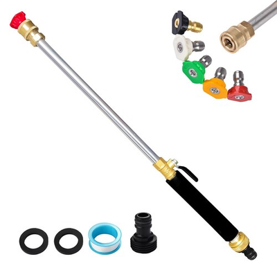 #ad Jet Nozzle for Garden Hose Power Washer Wand Hydro Jet High Pressure Washer T... $32.79