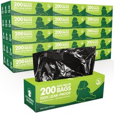 Sherr 10 Boxed Rolls 2000 Counts Dog Poop Bags Bulk Leak Proof Dog Waste Bags...
